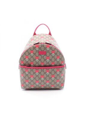 Gucci Backpack Flower Print Children\'s GG Supreme Leather Kids Kim Seung Young GUCCI Children main image 2